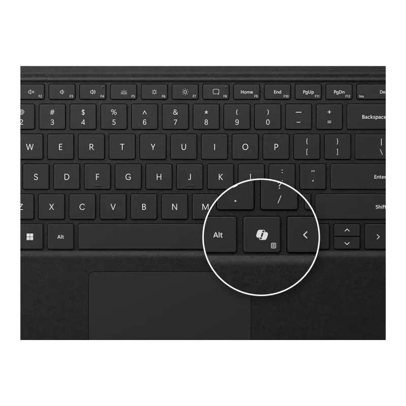 Keyboard Microsoft Surface Pro 8XB-00160 with Trackpad and Surface Slim Pen 2 Charging Dock