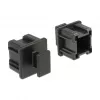 DeLOCK socket safety cover 64012 Black 10 pcs Polypropylene
