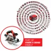 Einhell TE-CS 18/165-1 Li - Solo 16.5 cm Black, Red, Silver 4200 RPM