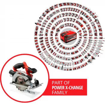 Einhell TE-CS 18/165-1 Li - Solo 16.5 cm Black, Red, Silver 4200 RPM