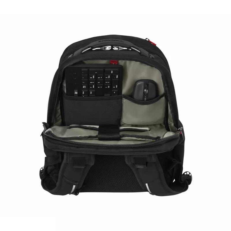 Casual backpack Wenger SwissGear Cosmic Black Polyester PVC rPET