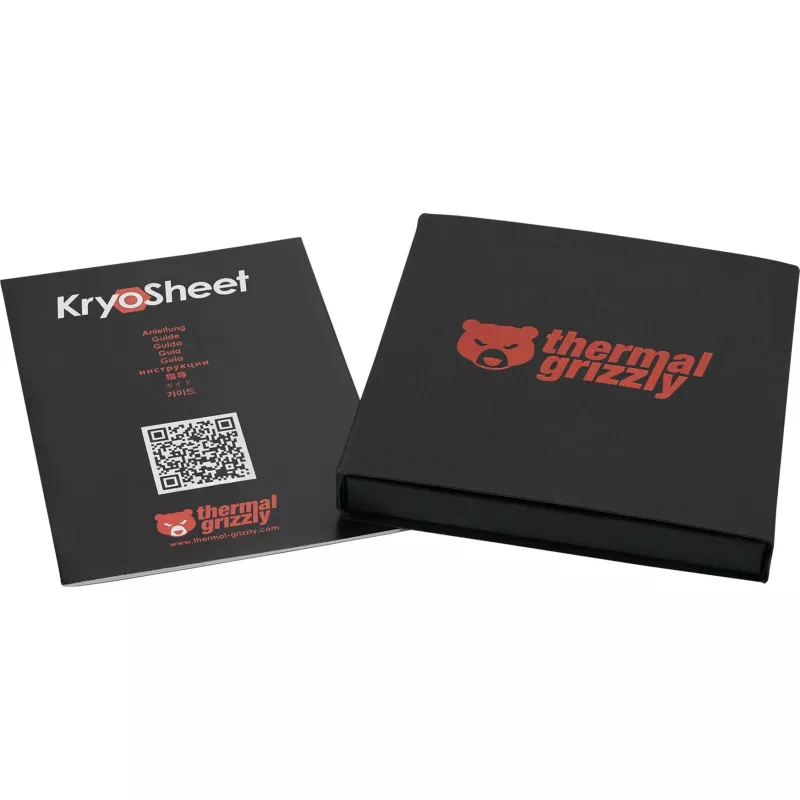 Thermal pad Thermal Grizzly KryoSheet 68×51 mm Anthracite, 1 g