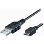USB cable e+p TL 592 1m Micro-USB B USB A Black