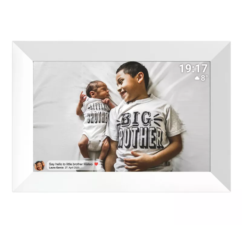 Digital photo frame DENVER PFF-1026 10.1 inch Wi‑Fi, 10.1 inch touchscreen display