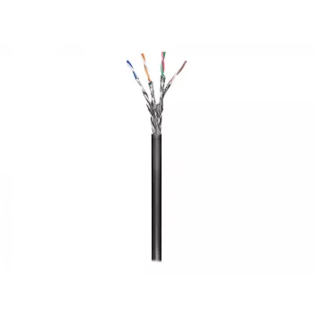 Goobay CAT 6 Outdoor Network Cable, S/FTP (PiMF), 100 m - Copper, AWG 24/1 (solid), LSZH (77624)