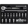 Socket Set Wiha 44683 — 1/4 inch drive, 16-piece hexagon sockets