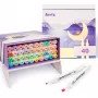 Double-sided marker pens Arrtx LC302598 — 40 pastel colours, dual-tip markers
