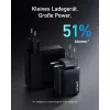 Indoor USB Fast Charging Charger Anker Prime A2669313 — 67 W, 1×USB-A, 2×USB-C, Black