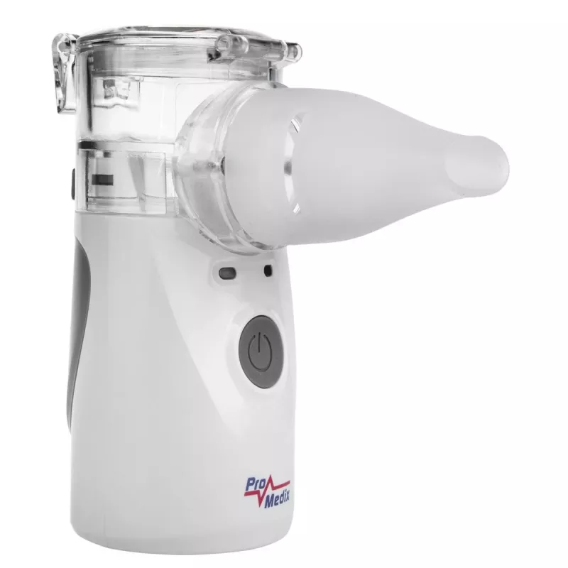 Portable mesh inhaler ProMedix PR-835 USB nebulizer, battery-powered portable nebulizer