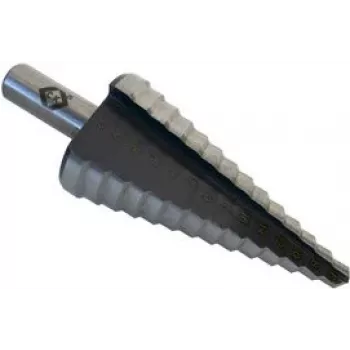 Step drill c.k tools T3011 HSS 6–32 mm, length 91 mm, 3-flats shank