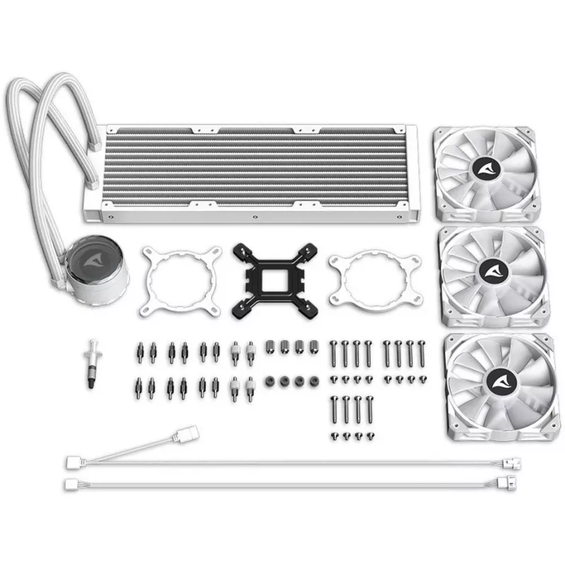 Sharkoon S90 RGB White AiO-Liquid Cooling