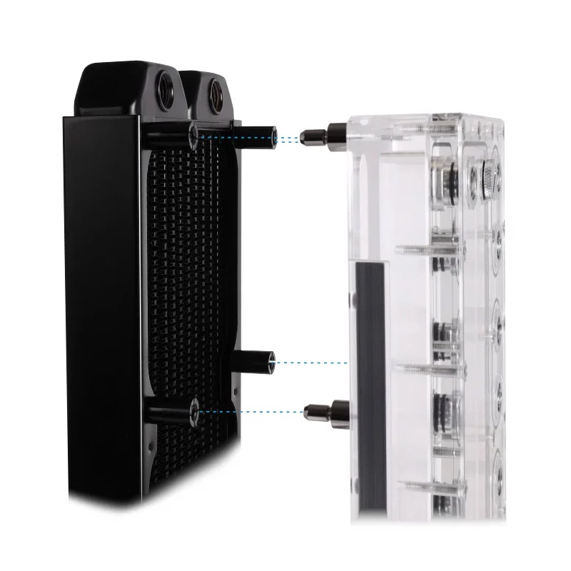 Mounting kit Alphacool 15725 Black Stainless steel 25mm 10g