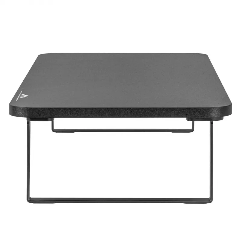 Laptop stand MACLEAN MC-933 adjustable height aluminum, freestanding, for 13 inch–32 inch, max load 20 kg, black