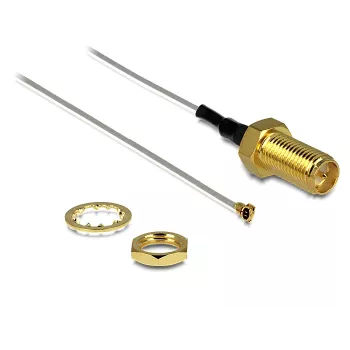 Coaxial Cable DeLOCK 88815 0.2 m MHF IV (I-PEX) RP-SMA Grey
