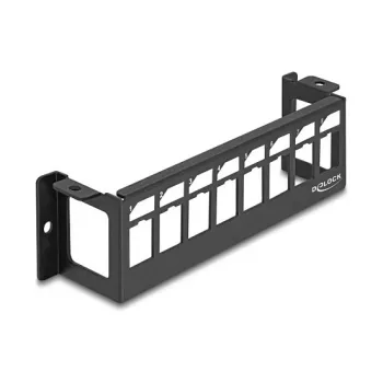 Patch panel DeLOCK 86516 Black Metal Wall mounting 50mm x 41.6mm x 175mm