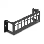 Patch panel DeLOCK 86516 Black Metal Wall mounting 50mm x 41.6mm x 175mm