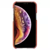 Protective phone cover Krusell Birka for Apple iPhone 11 Pro Max — rust color