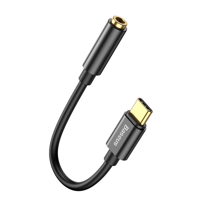 Cable Gender Changer Baseus CATL54-01 Type-C to 3.5mm Black