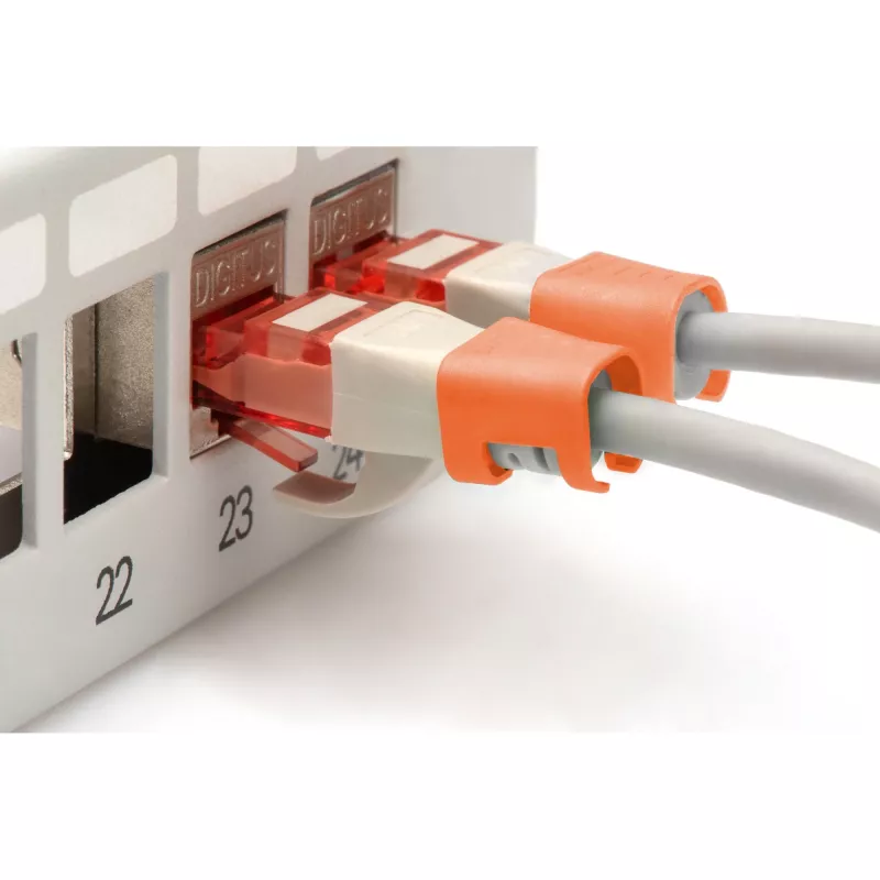 Colour coding clip Digitus Color clips for Patch cable A-CC-O Orange