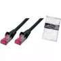 Networking Cable ShiverPeaks BS75711-AS 1m Cat6a S/FTP Black