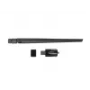 Internal WLAN card LANBERG NC-1200-WIE — Dual-band USB WLAN adapter, RTL8812BU, up to 1200 Mbit/s, external 2x2 antennas (5 dBi), black