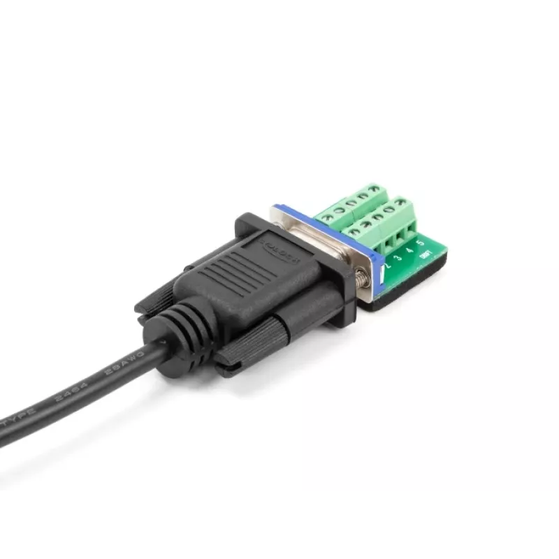DeLOCK Serial Cable RS-232 D-Sub9 male to male 0.5 m Black
