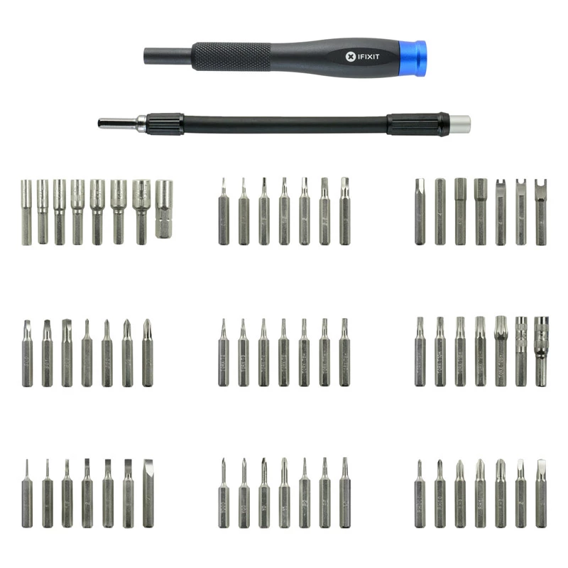 iFixit Mako 64 Bit Driver Kit, Screwdriver + foldable Antistatik-Matte
