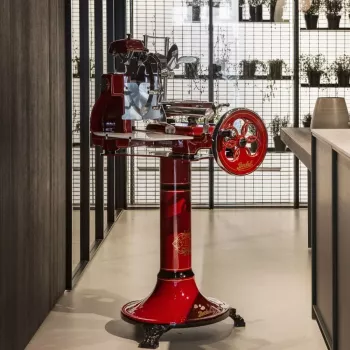Food slicer stand Berkel - red pedestal for Volano and Tribute slicers