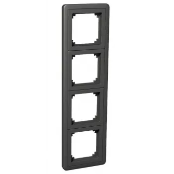 Schneider Electric Exxact Combi 4-GANG Frame Anthracite