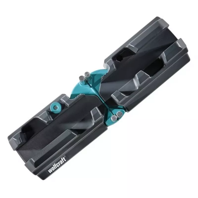 Bevel and mitre box Wolfcraft 6948200 — mitre guide, 85–180° measurement, for boards up to 3 cm, black