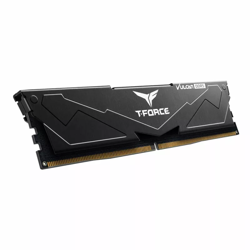 T-FORCE Vulcan - DDR5 - Kit - 32 GB: 2 x 16 GB - DIMM 288-PIN - 3000 MHz / PC5-48000 - CL30 - 1.35 V - unbuffered - on-die ECC - Black (FLBD532G6000HC30DC01)
