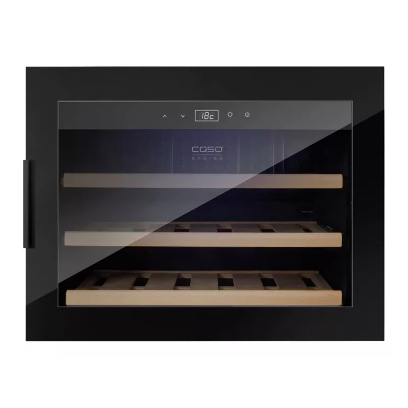 Wine Cooler Caso WineSafe 18 EB Black Compressor 18 bottle(s)