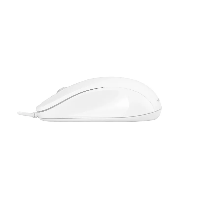 MODECOM M10 M-MC-0M10-200 Mouse (optisch, 1000 DPI, Weie Colour) (M-MC-0M10-200)