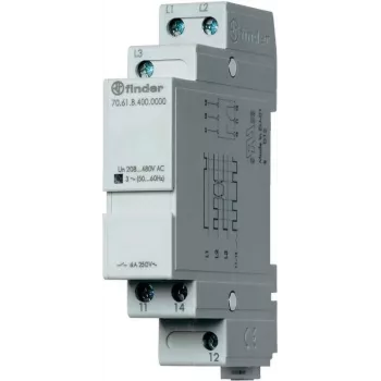 Finder Mains Monitoring Relay 70.61.8.400.0000 70.61.8.400.0000 3-Phase Mains Monitoring (208 - 480 V/AC), Phase Sequence (70.61.8.400.0000)