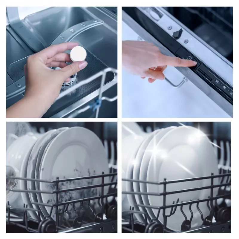 Dishwasher tablets FRISCHER FR00207 — 60 pcs, 6.5 g each, plastic jar