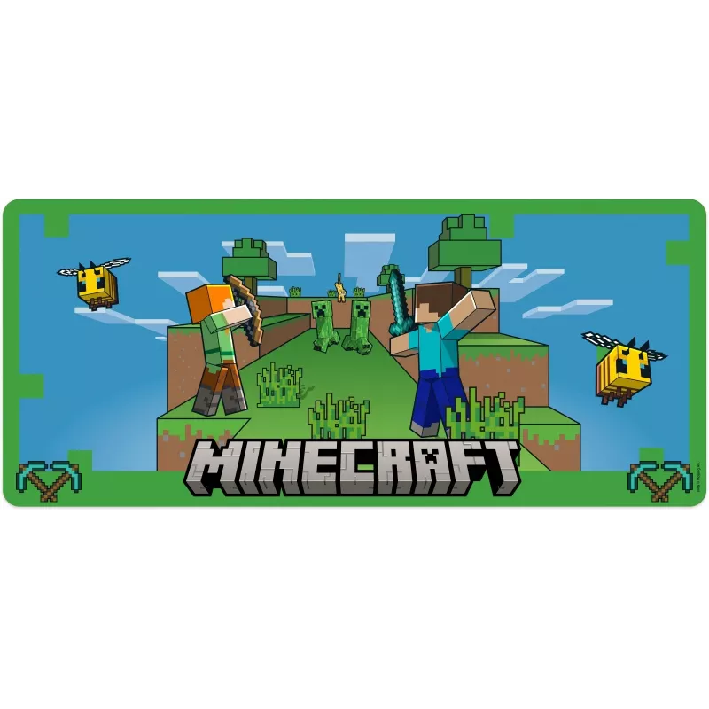 Mouse pad Kids Euroswan 80x30 cm Minecraft — large desk mat for mouse and keyboard