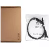 Drive converter bracket icybox MCIO 8i 74-pin SFF-TA-1016 to 2× OCuLink 42-pin 4i MB302L-B