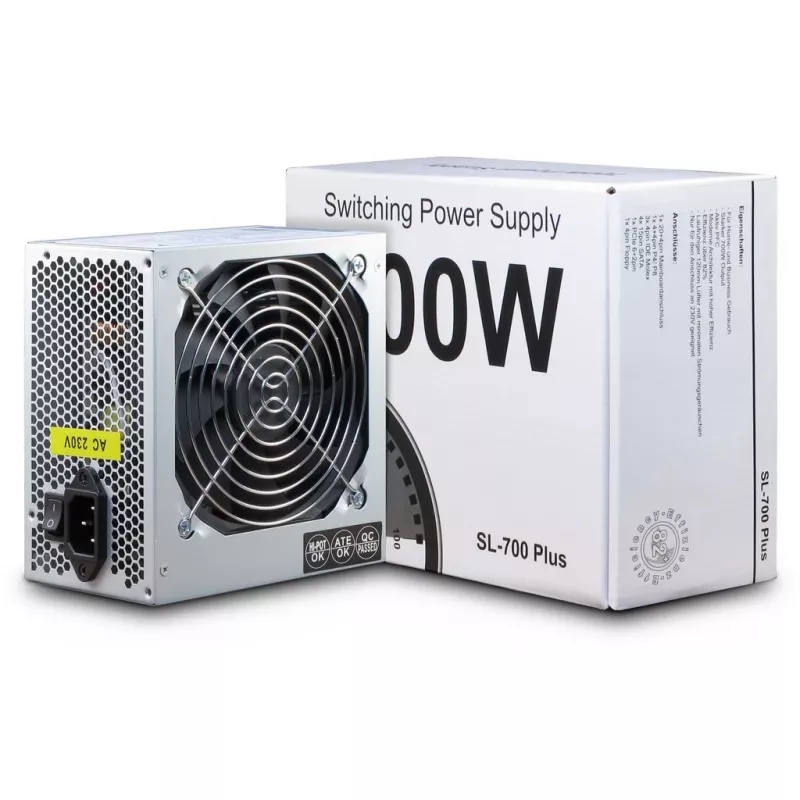 Inter-Tech SL-700 Plus - Power Supply (Internal) - ATX12V 2,4 - AC 230 V - 700 Watt - active PFC (88882141)