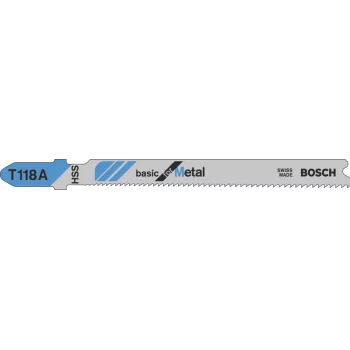 Bosch 2 608 631 964 jigsaw/scroll saw/reciprocating saw blade Jigsaw blade High-Speed Steel (HSS) 100 pc(s)