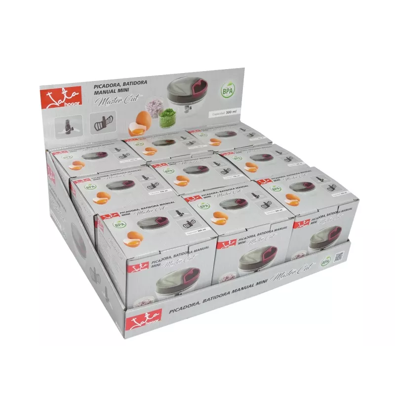 Manual food chopper JATA AC57E Black Transparent