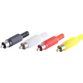 Wire Connector RCA ShiverPeaks BS51400-SET Black Red White Yellow