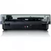 Belt-drive audio turntable Lenco LS-10 Black with built-in speakers, 33/45 RPM, RCA out, headphone jack