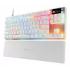 Mechanical TKL Gaming Keyboard STEELSERIES Apex Pro TKL Gen 3 White — US layout, RGB, adjustable switches
