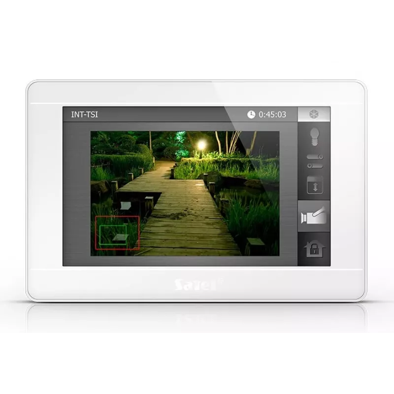 SATEL KEYPAD INT-TSI-W GRAPHIC 7 INCHES (WHITE)