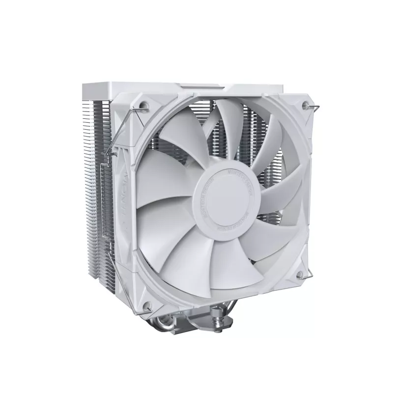 CPU air cooler Montech NX400, 120 mm fans, White, dimensions 156×74×120 mm, TDP 270 W