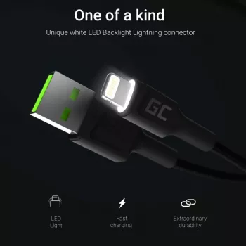 Lightning Cable Set Green Cell KABGCSET04 30cm 120cm 200cm