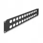 DeLOCK patch panel accessory 88055 Rack mounting 2U Black