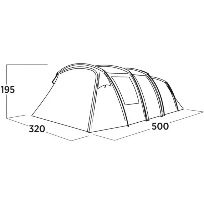 Easy Camp family tent Hamra 5 blue 5 person