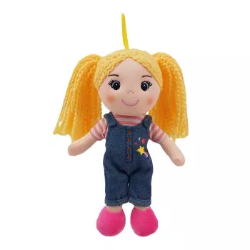 Soft Rag Doll TULILO Madzia 20 cm — Children's Cloth Toy, Handcrafted Look