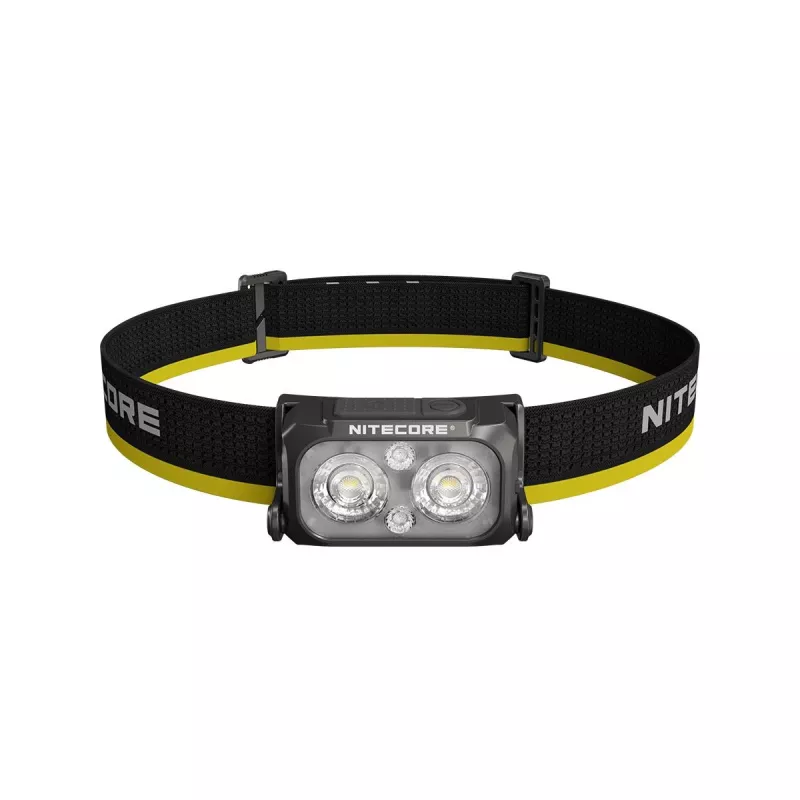 Headlamp Nitecore NU25 MCT — rechargeable headlamp, up to 400 lumens, compact hands-free lighting